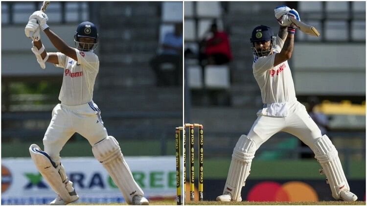 IND vs WI Test Live: Fourth blow to India, Ajinkya Rahane out after Yashasvi Jaiswal;  Virat Kohli’s half century