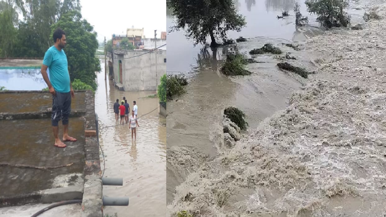 Baghpat: many villages are in danger due to breach of embankment of Yamuna, officers is not taking action