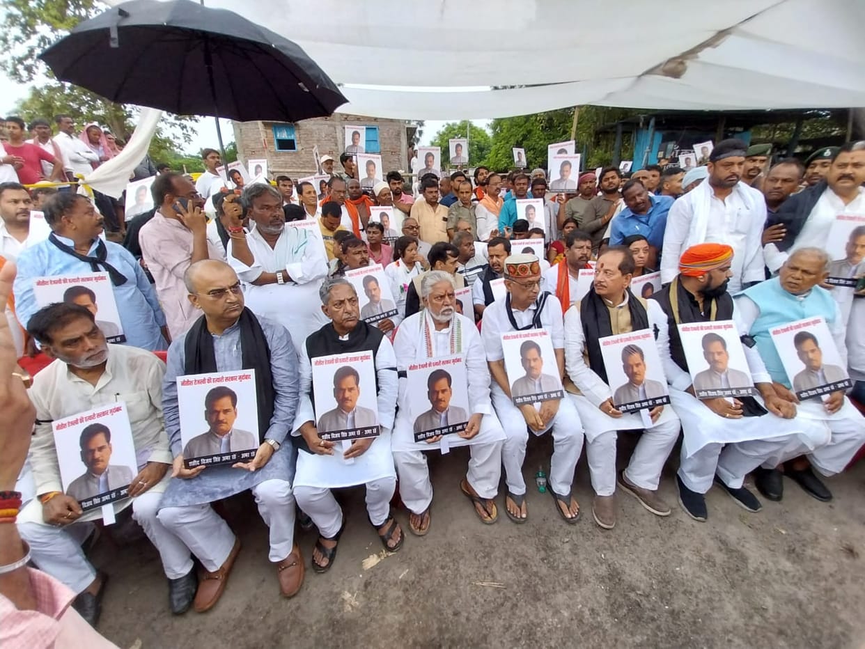 BJP leader dies of heart disease during bihar vidhan sabha march against Nitish kumar government, PM report