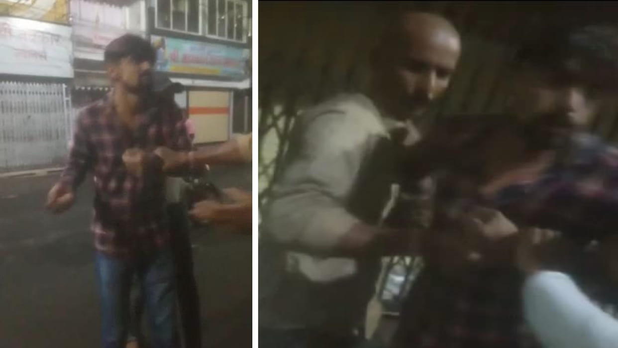 Ujjain Mahakal News: Knife attack on a devotee going to Bhasmarti, police could not catch the accused