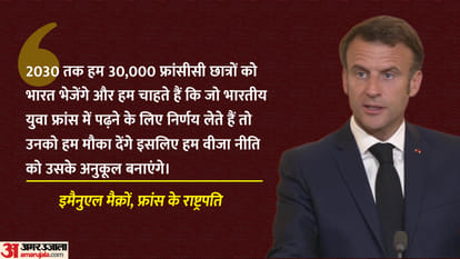 PM Modi and French President Emmanuel Macron issued a joint statement News Update in hindi