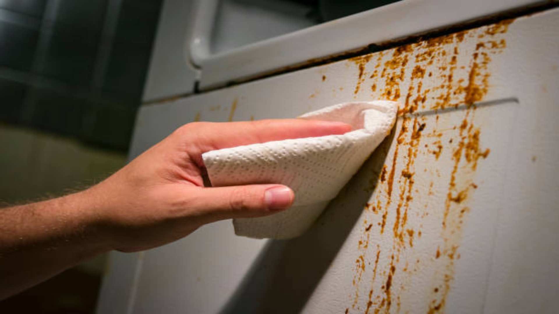 How to remove stains from fridge follow these steps