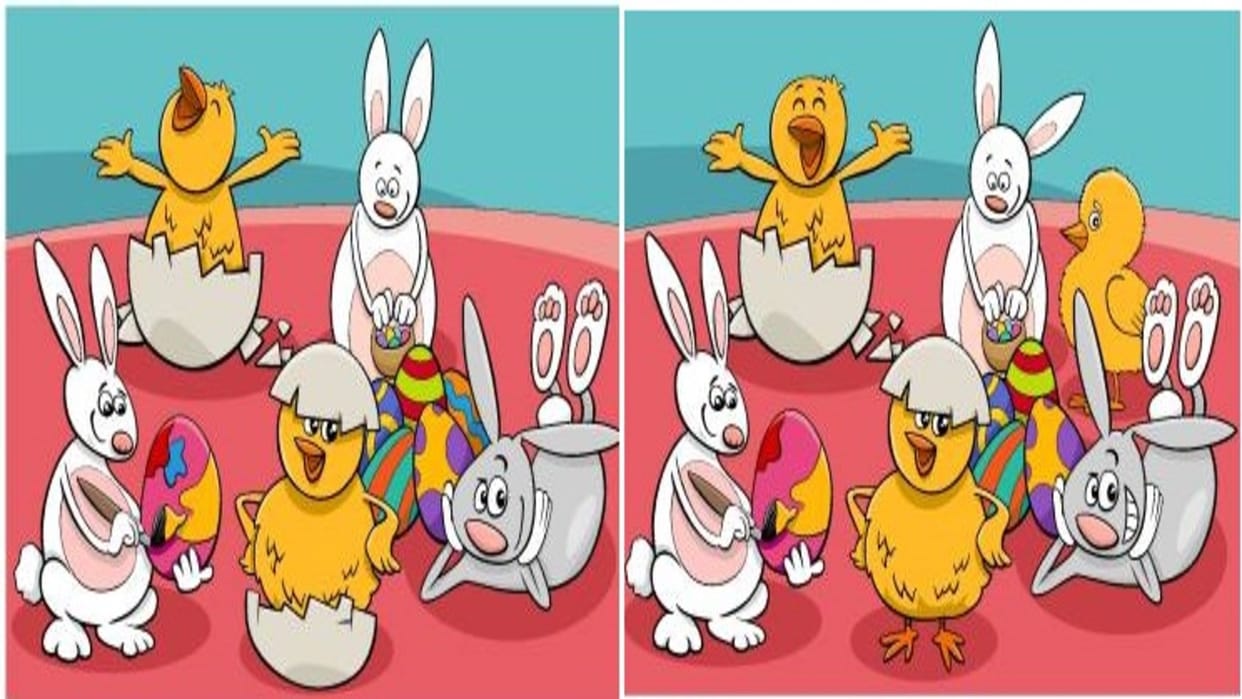 optical illusion find 7 differences between two photos only genius eyes can find brain teasers puzzle game