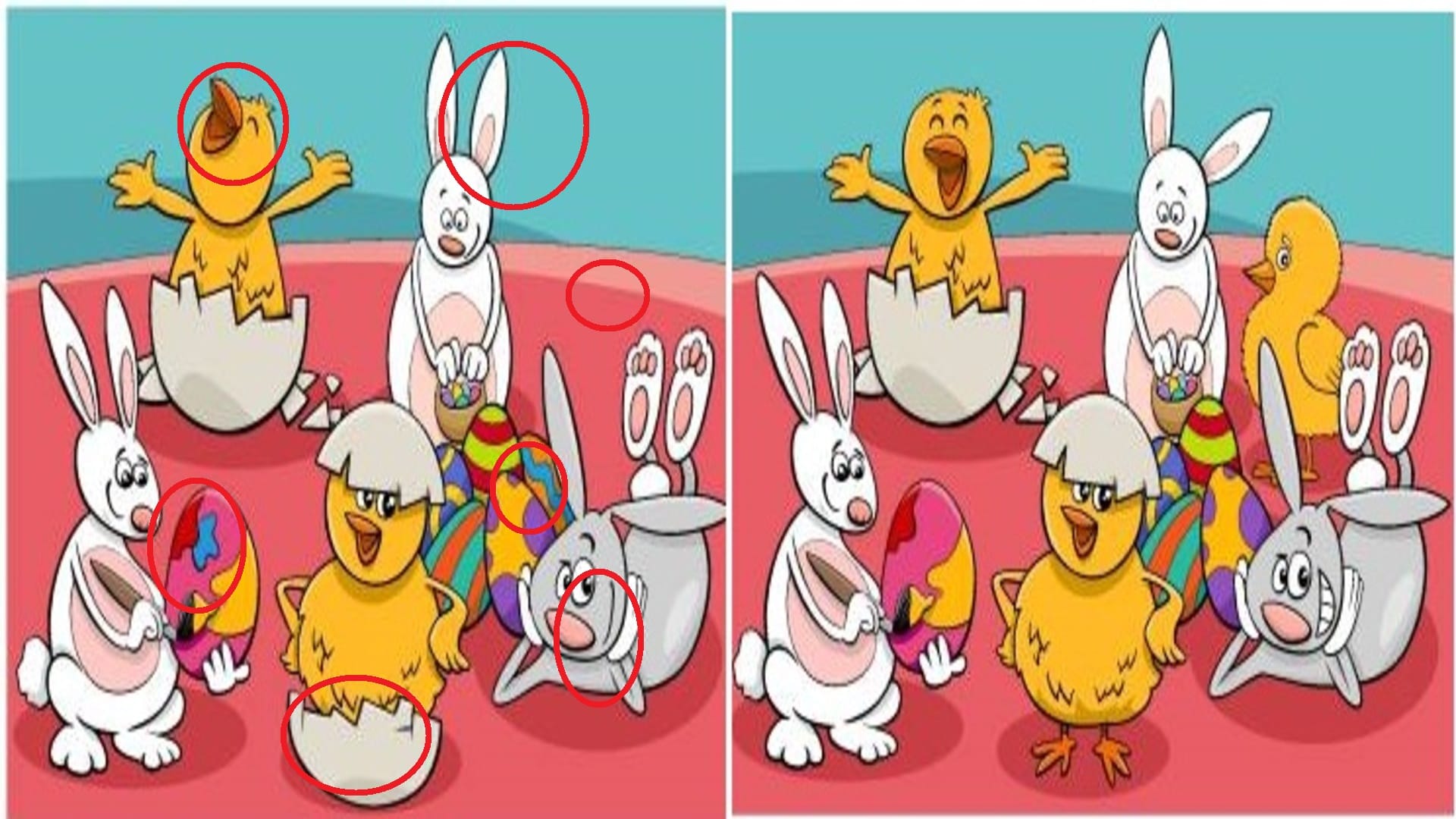 optical illusion find 7 differences between two photos only genius eyes can find brain teasers puzzle game