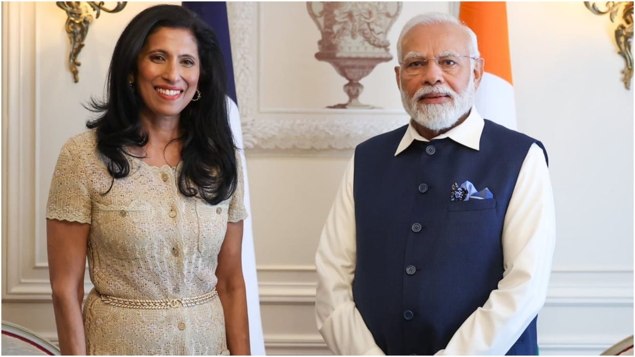 Prime Minister Narendra Modi interacts with eminent personalities, in Paris, France pm news and updates
