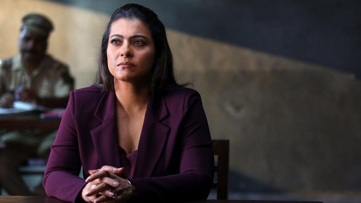 the trial kajol does her first on screen kiss for web series know co star alyy khan reaction