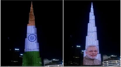 UAE: Burj Khalifa drenched in tricolor to welcome PM Modi, watch amazing video