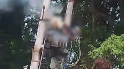 फिरोजपुर में दर्दनाक हादसा: बिजली ठीक करने पोल पर चढ़ा कर्मी करंट लगने से जिंदा जला, बेबसी से देखते रहे लोग Electrician died due to electrocution while repairing electricity in Firozpur
