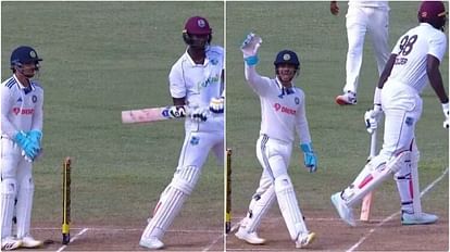 Ishan kishan tried to stump out jason holder in IND vs WI first test Video recalls alex carey