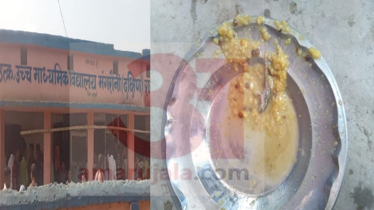 Bihar: Frog found in mid-day meal in Madhubani's middle school, villagers create ruckus.