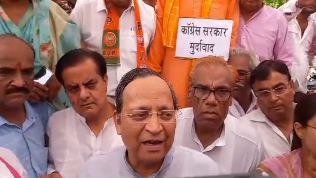 Dalit girl murder case: National General Secretary Arun Singh participated in Karauli protest