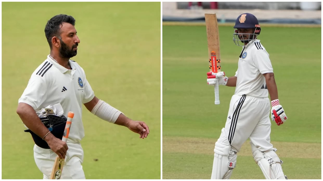 Duleep Trophy final Pujara Suryakumar yadav Prithvi shaw Sarfaraz khan failed again West Zone vs South Zone