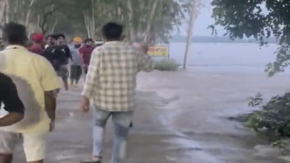 Flood water wreaks havoc, teenager dies due to drowning in pond in Karnal, minor riding bicycle with friend