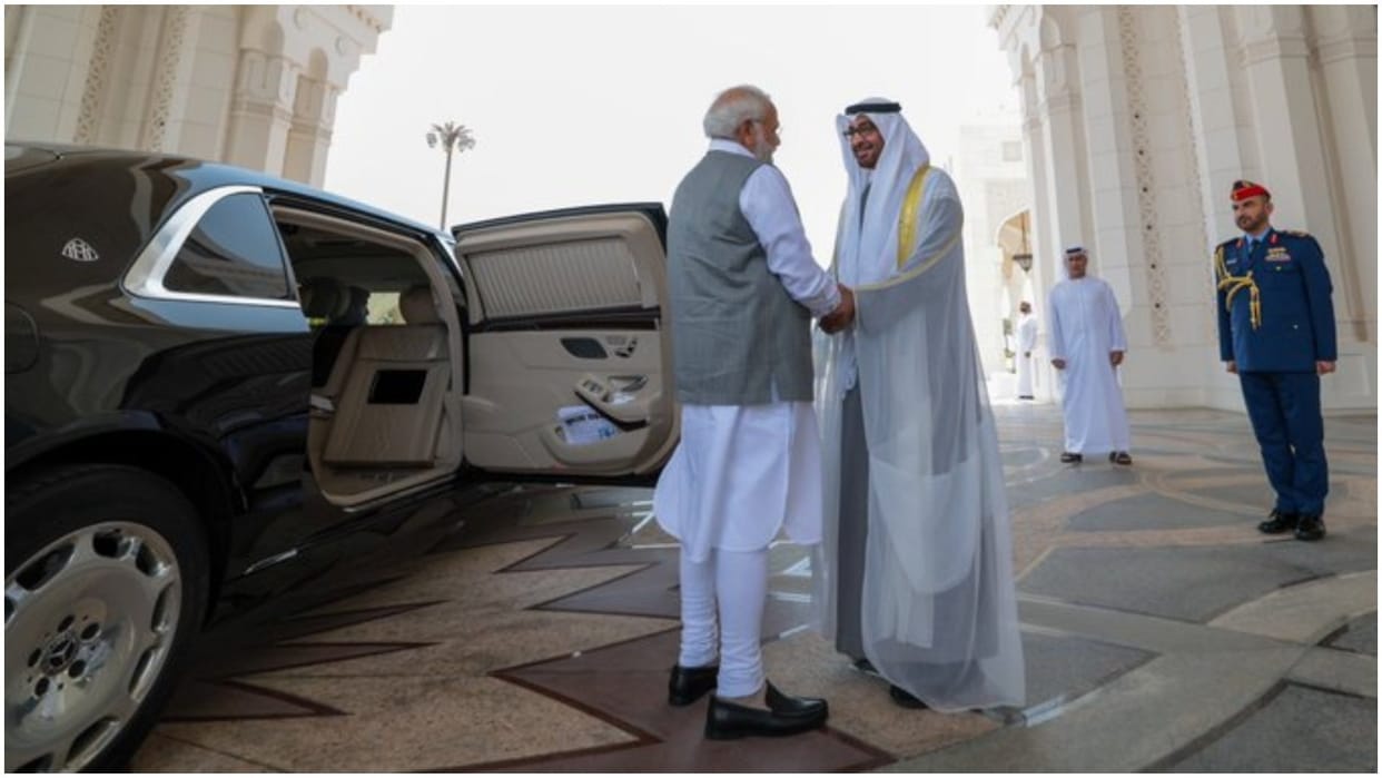 UAE President hosts full vegetarian banquet for PM Modi