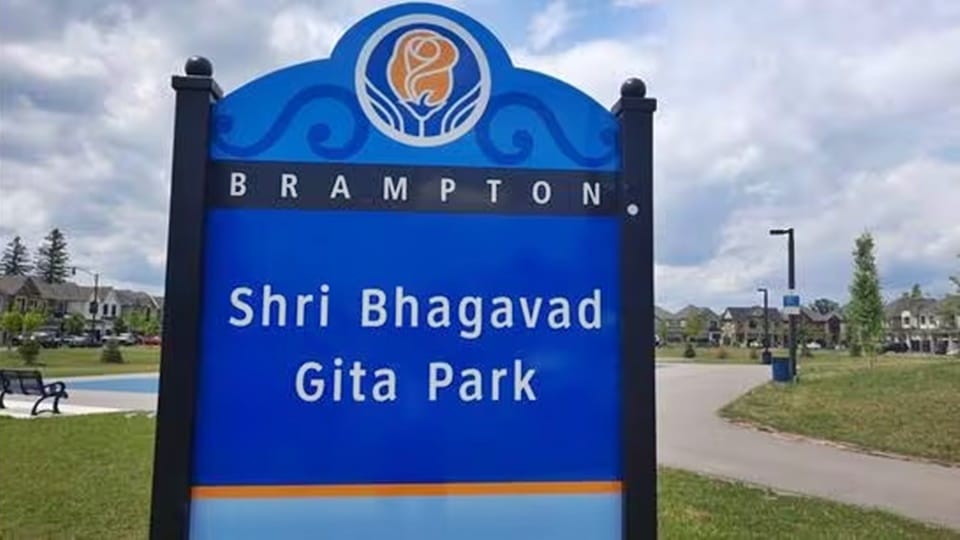 Temple sign defaced with pro-Khalistan grafitti in Canada