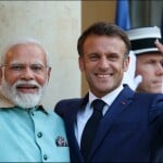 पीएम मोदी और राष्ट्रपति मैक्रों।