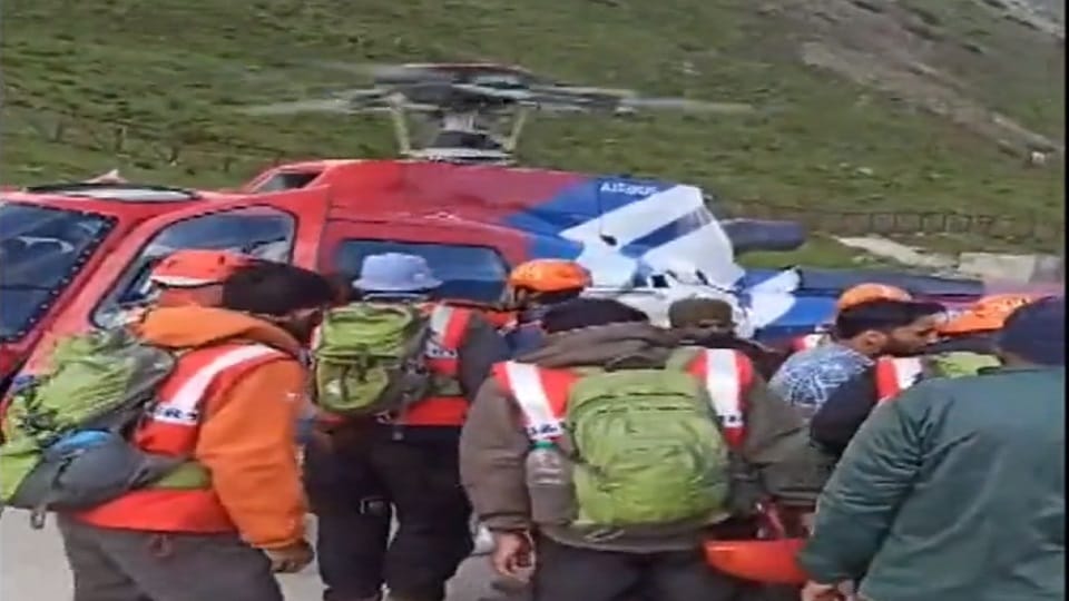 A lady on Amaranth Yatra died after being struck by shooting stones.