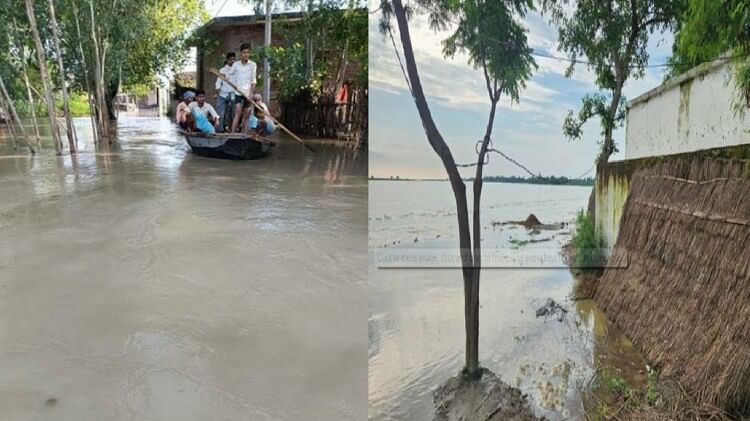 Flood affected more than 24 villages of budaun district