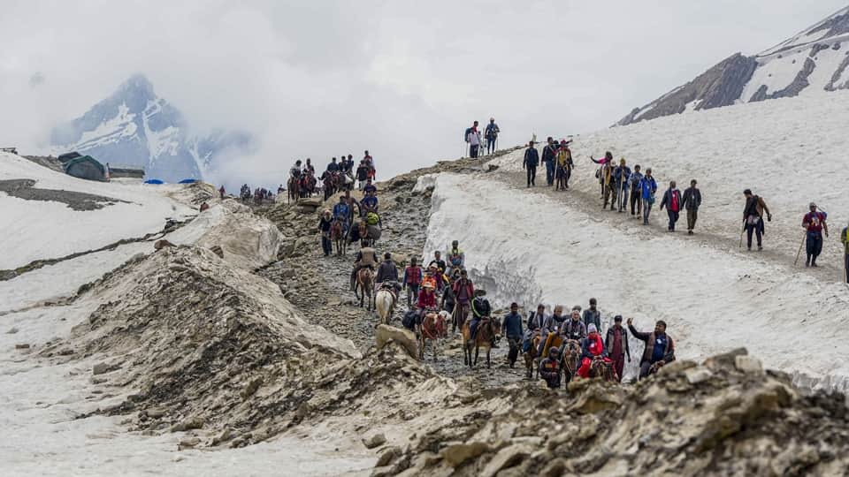 Amarnath Yatra 2023 2 Lakh Devotees Visited Baba Amarnath In 15 Days, See Photos