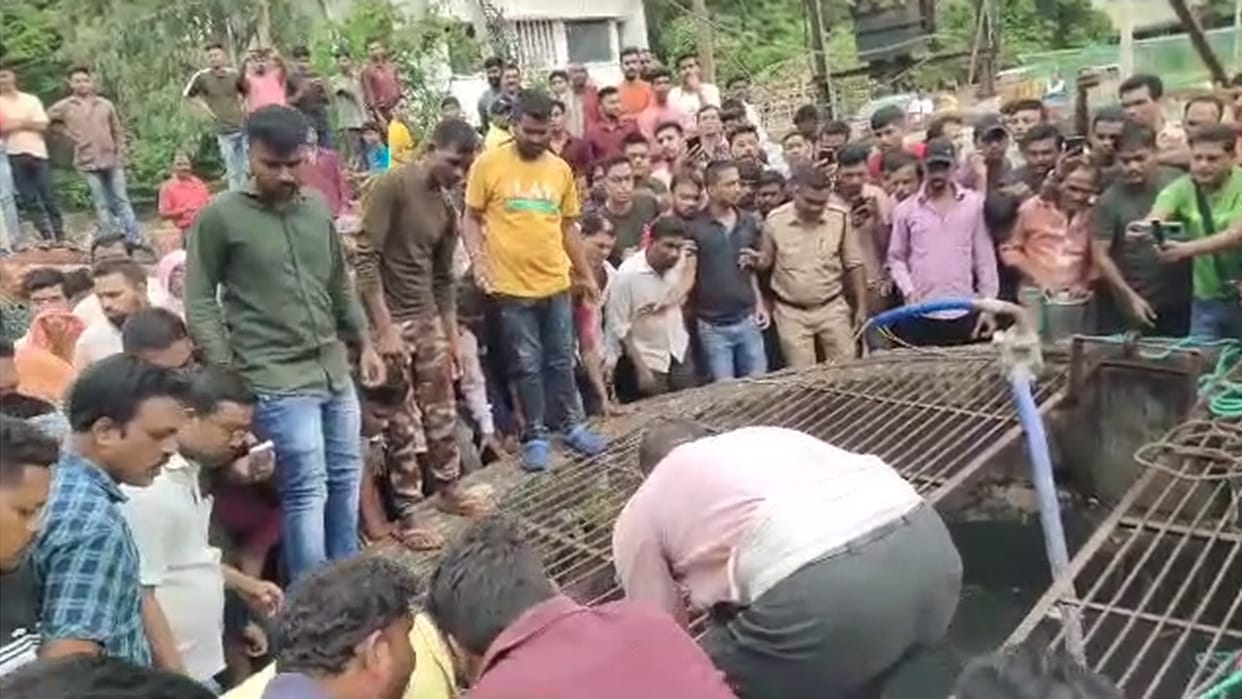 five-year-old child died after falling into well in Rajnandgaon