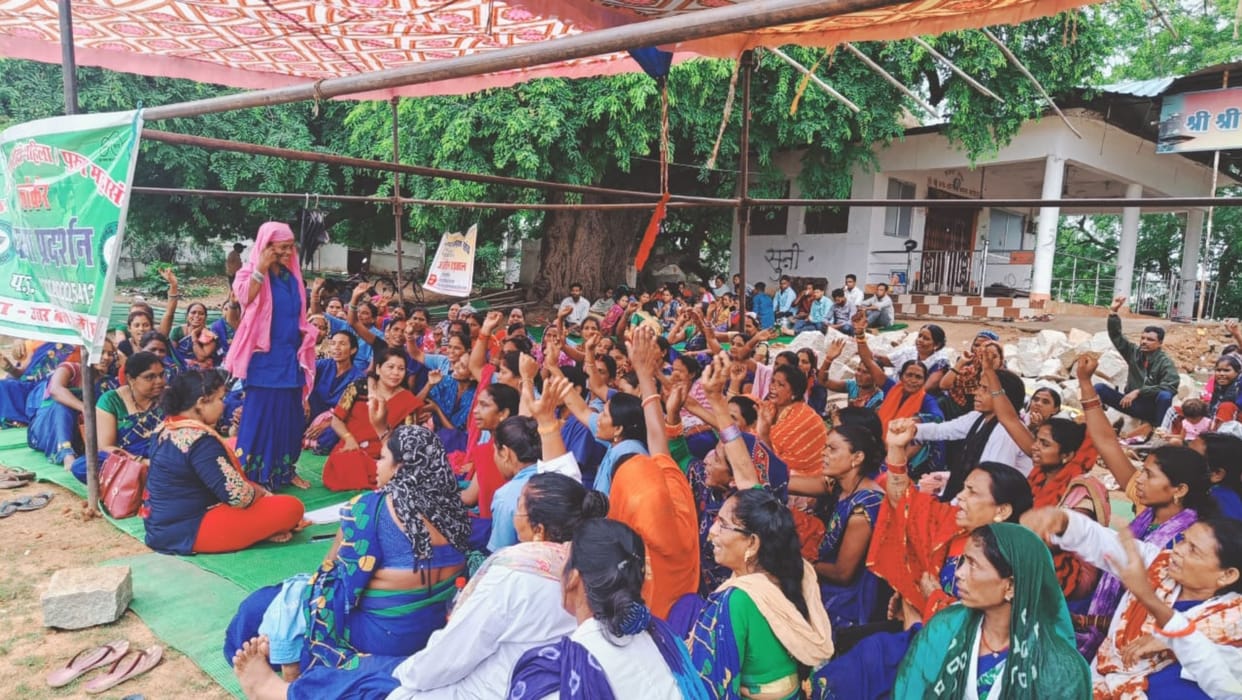 Mission Clean City's women sweepers on strike for seven days in Kanker