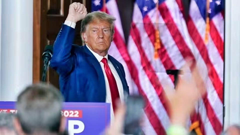 Former US President Donald Trump looking for female running mate