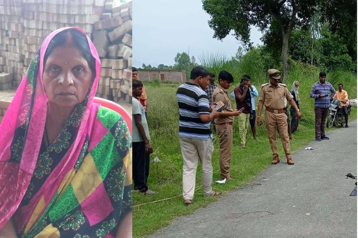 Brutal murder of woman, dead body thrown in sack, police is engaged in CCTV search