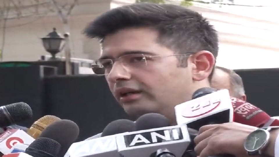 Raghav Chadha tweeted that the Congress announced its clear opposition to the Delhi Ordinance