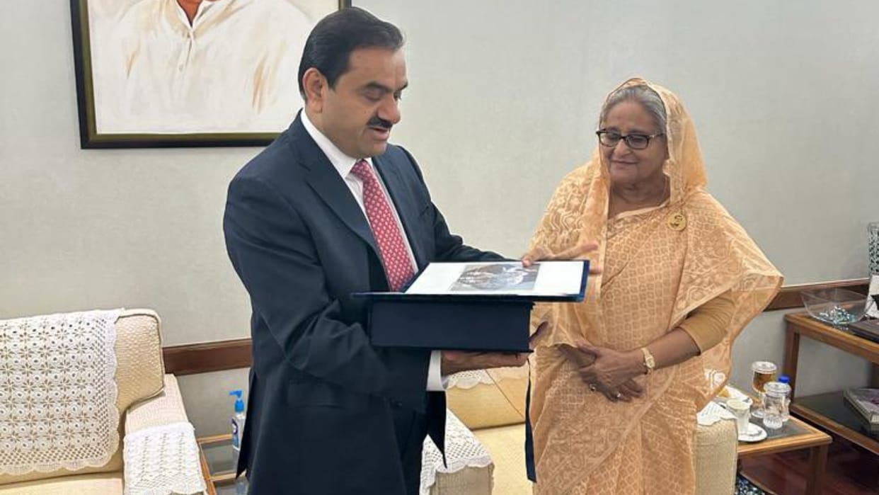 Gautam Adani met Bangladesh Prime Minister Sheikh Hasina discussed about giving electricity