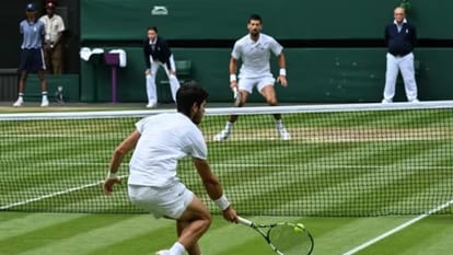 Wimbledon Men Singles Final Live: Carlos Alcaraz vs. Novak Djokovic Wimbledon Tennis Score Updates in Hindi