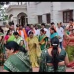 बीजेपी महिला मोर्चा ने हरेली त्योहार मनाया