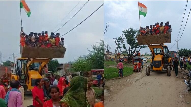 Strange colors of faith in Sawan: Kanwar Yatra with bulldozers from Bareilly, tremendous enthusiasm was shown in Kanwariyas