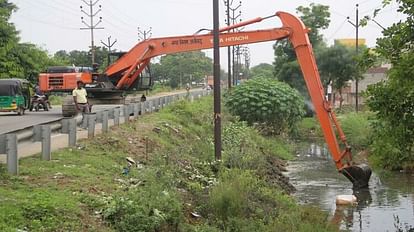 Dirt and garbage are also being removed from drains