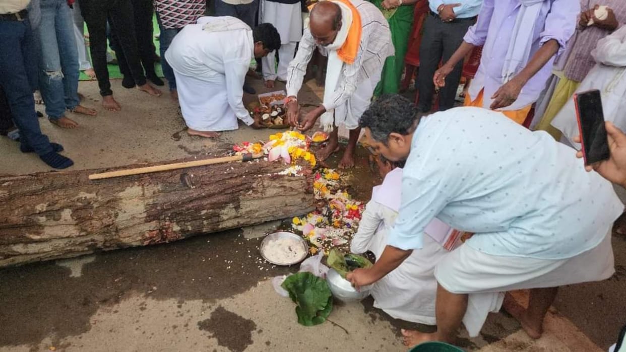Bastar Dussehra begins with Pat Jatra ritual Ravana slaughter does not happen in jagdalpur