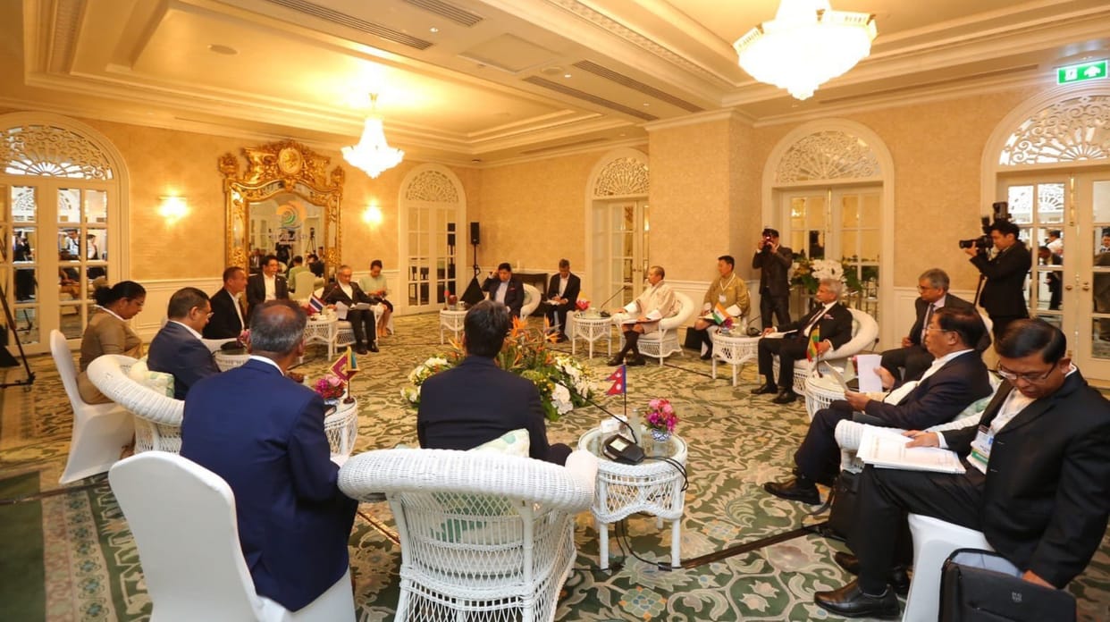 EAM Dr S Jaishankar tweets, "Just concluded a productive BIMSTEC Retreat in Bangkok