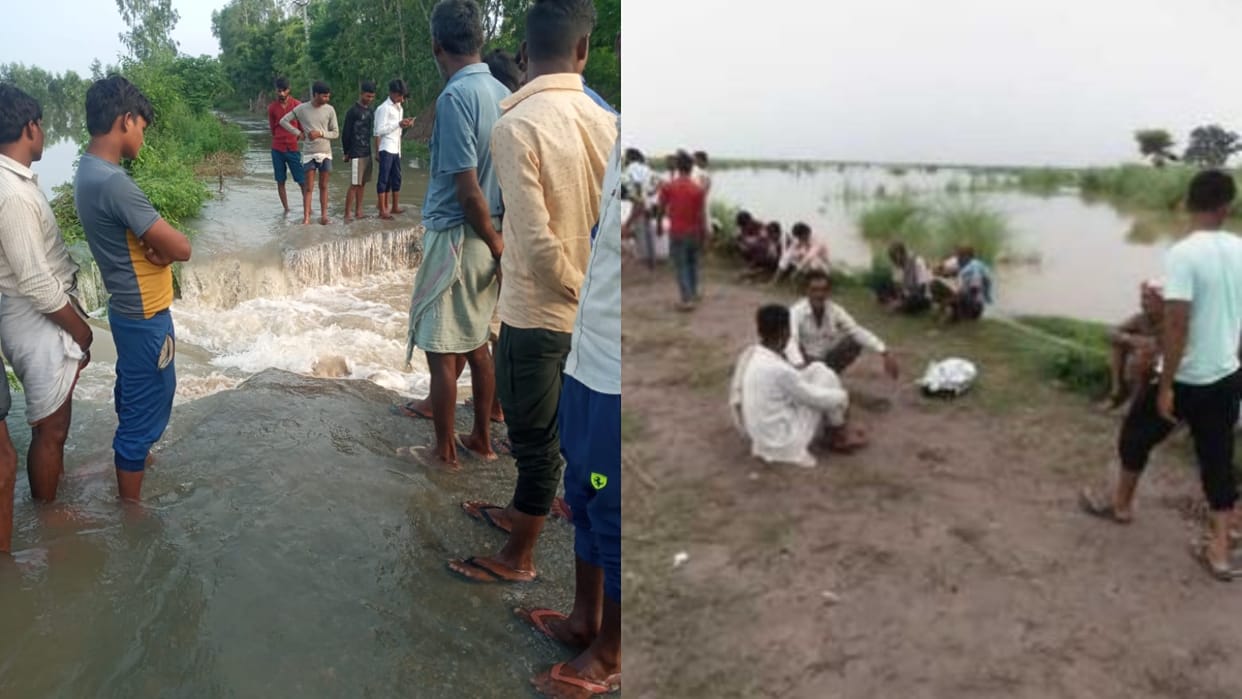 Many villages affected due to flood in Ganga in Badaun