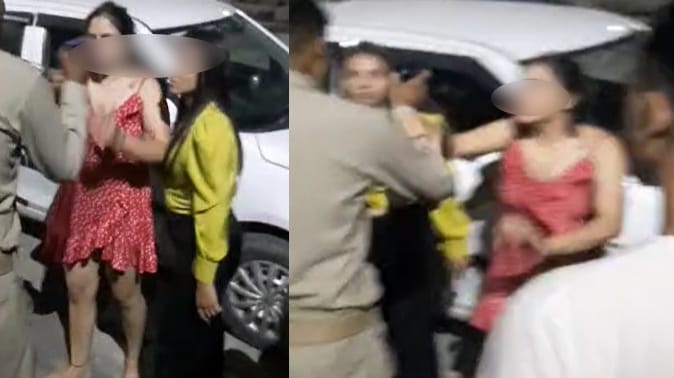 Drunk girls abused policemen, commotion in Saharanpur last night