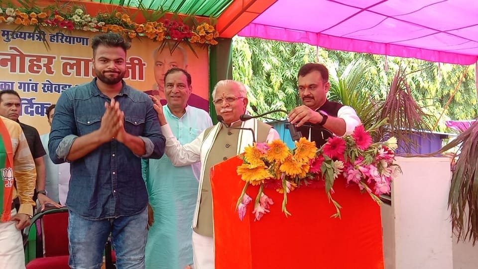 CM Manohar taunt on opposition in Sonipat, said announcements of Congress leaders not acceptable in house
