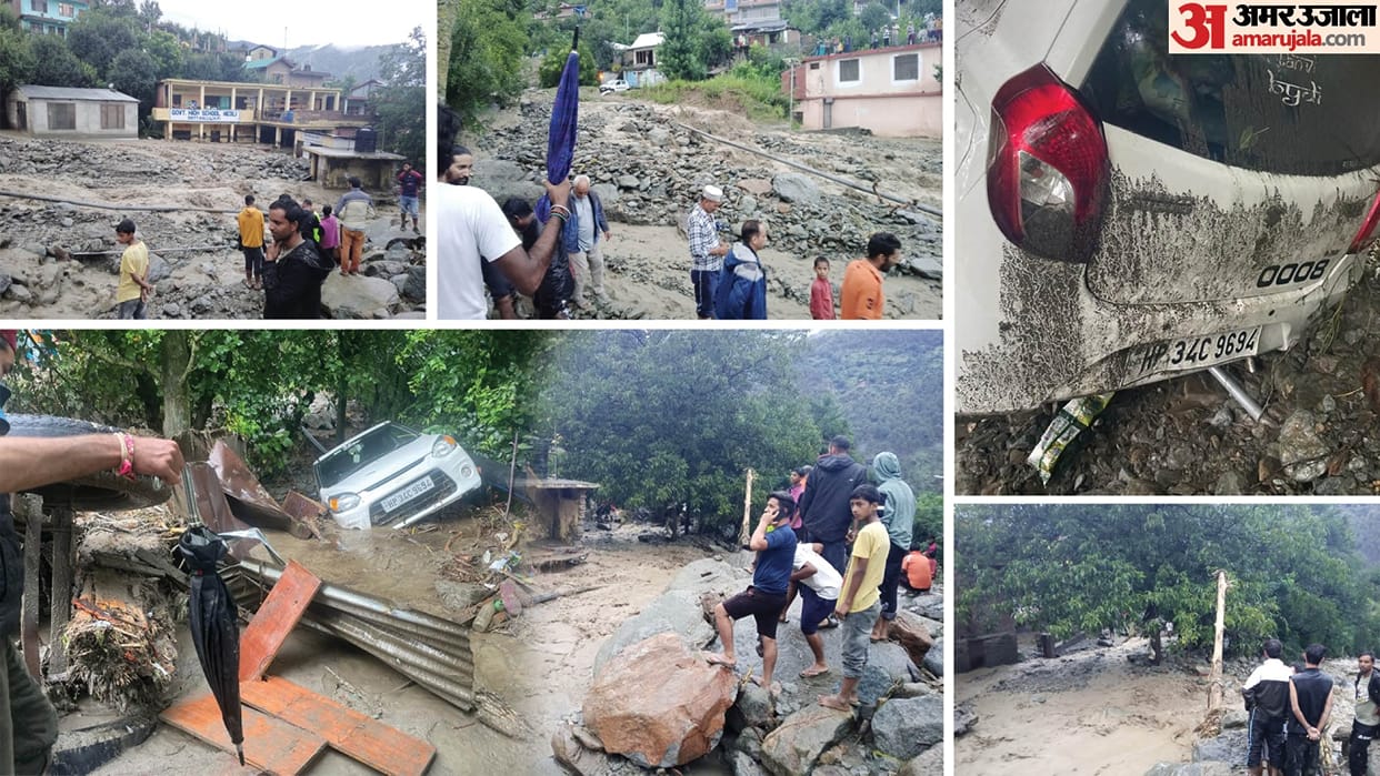 Himachal Weather Update Cloud Burst in Kullu Forecast IMD Predict Heavy Rain Orange Alert live news