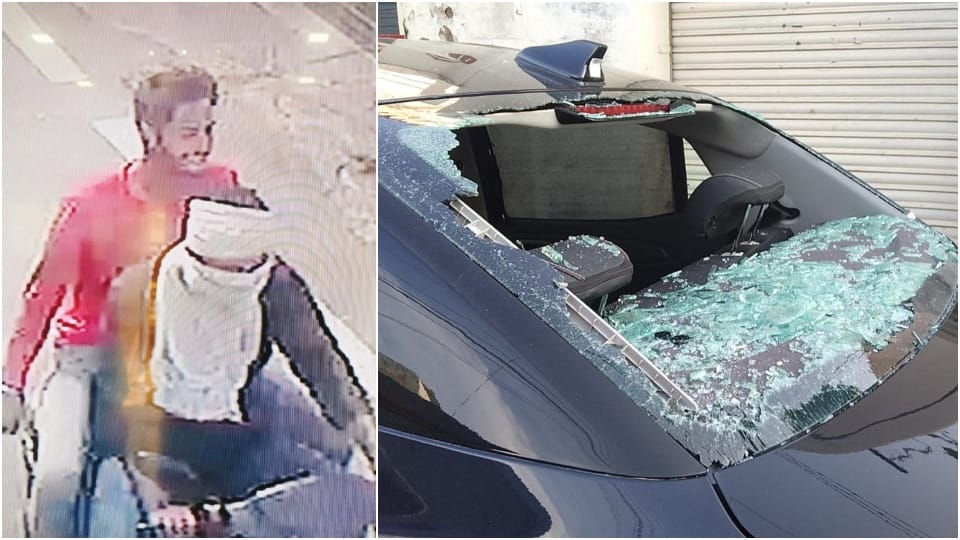Miscreants break glass of APP lawyer car in Bharatpur hindi news