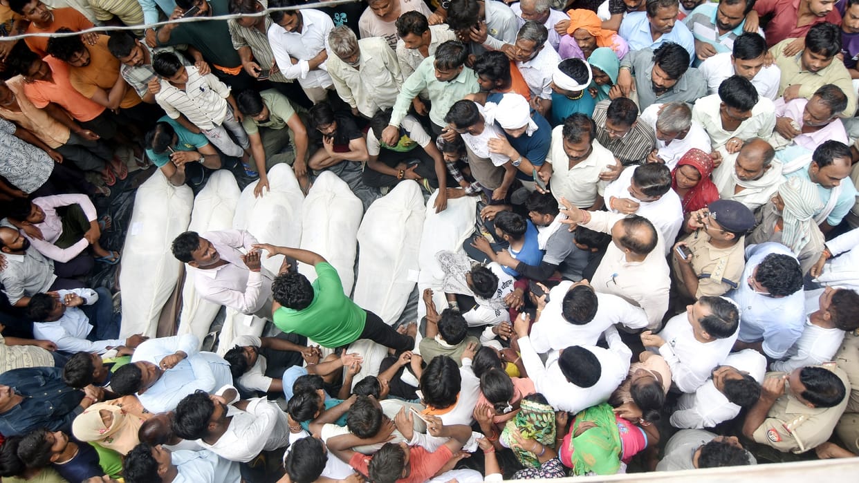 negligence of Electricity Corporation has come to fore in death of six kanwariyas of Rali Chauhan village.