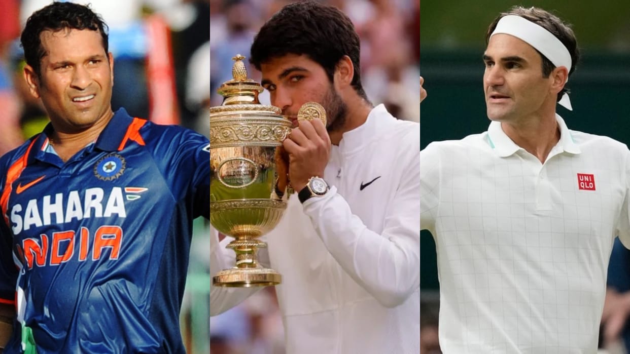 Sachin Tendulkar Tweet As Carlos Alcaraz Beats Novak Djokovic In Wimbledon 2023 Final; Compares Roger Federer
