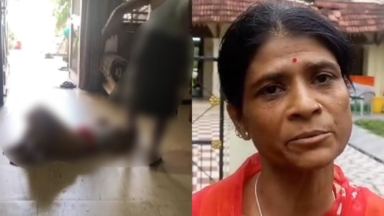 Sehore husband pressed his wife neck with his feet then took her to toilet and made her drink urine