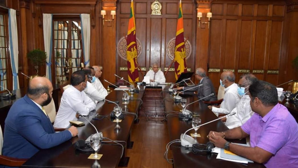 sri lanka president ranil wickremesinghe hold talk with tna tamil minority demand political autonomy