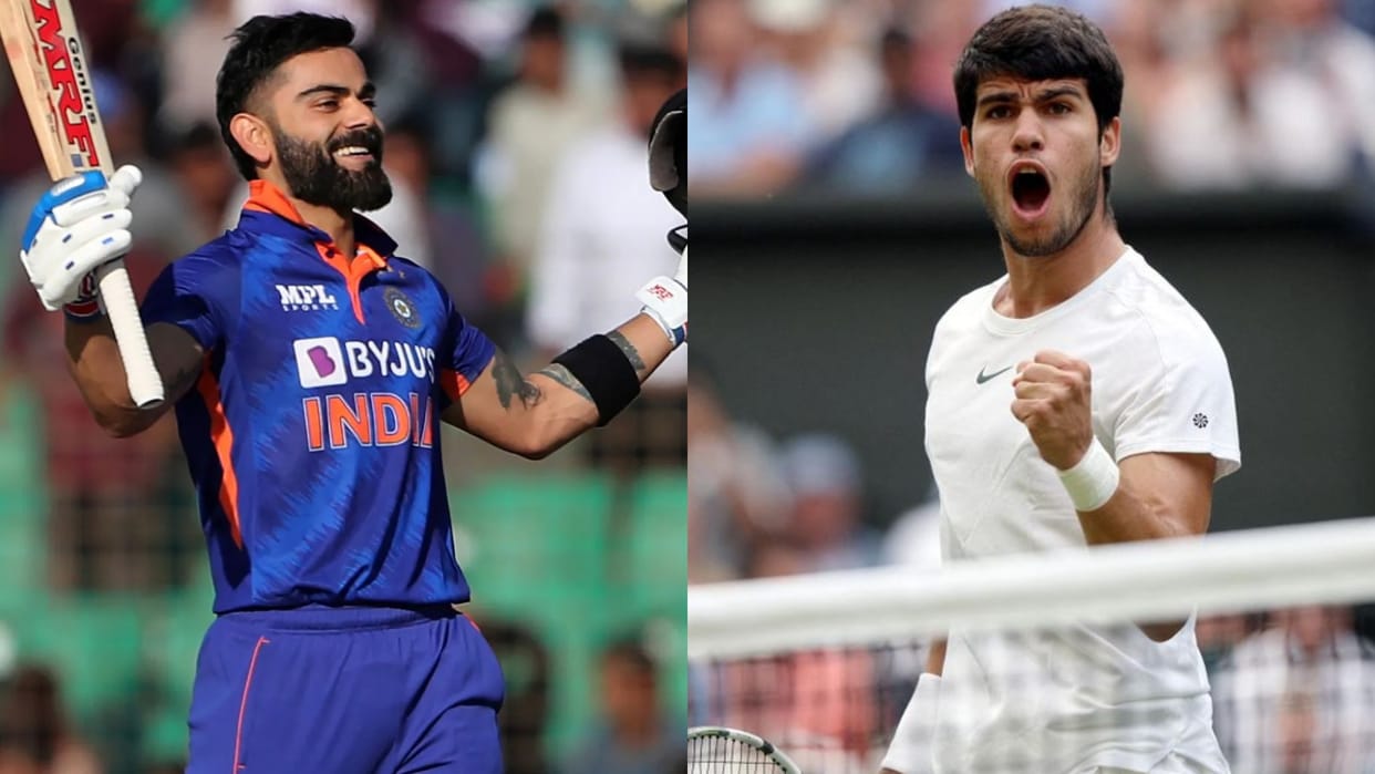 When Wimbledon 2023 Champion Carlos Alcaraz Was Compared To The Cricket Great Virat Kohli and Michael Jordan