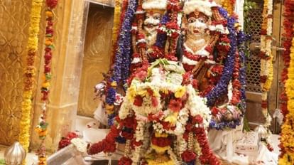 Baba Vishwanath's wonderful Gauri-Shankar Shringar More than five lakh Shiva devotees performed Jalabhishek