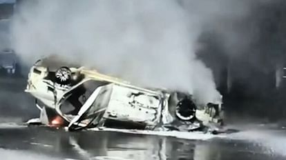 मणिपुर हिंसा: आईजीपी के वाहन को लगाई आग, 30 लोग गिरफ्तार Manipur violence: police IG vehicle torched, 30 people arrested