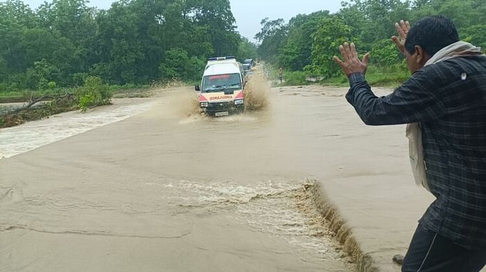 Uttarakhand Weather Surya and Sher Nala overflow due to heavy rains in Haldwani