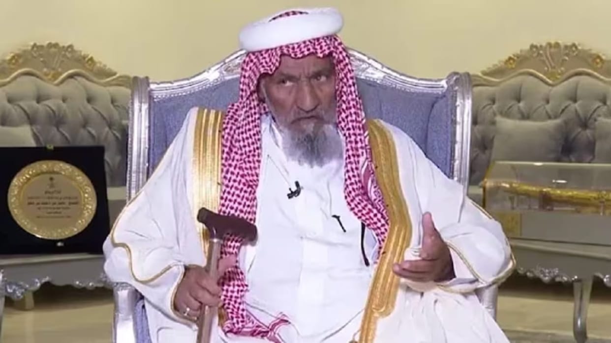 90 year old Saudi Arabia man celebrates his fifth marriage and even advises bachelors