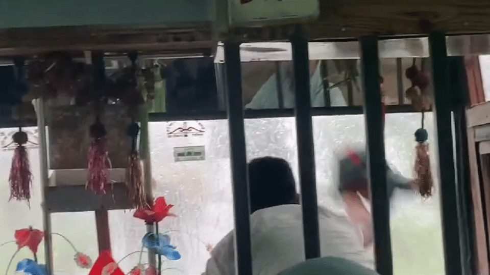 Roadways buses running without wipers amid rain in bareilly